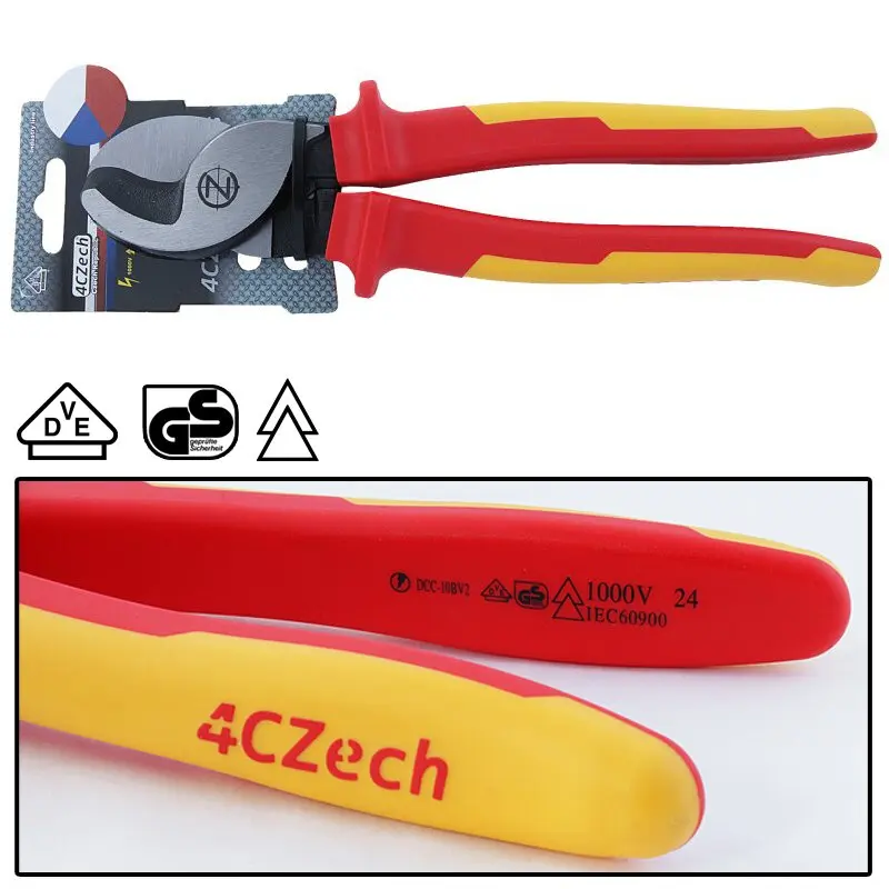 Kleště na kabely VDE 250mm 13mm/60mm² IEC60900